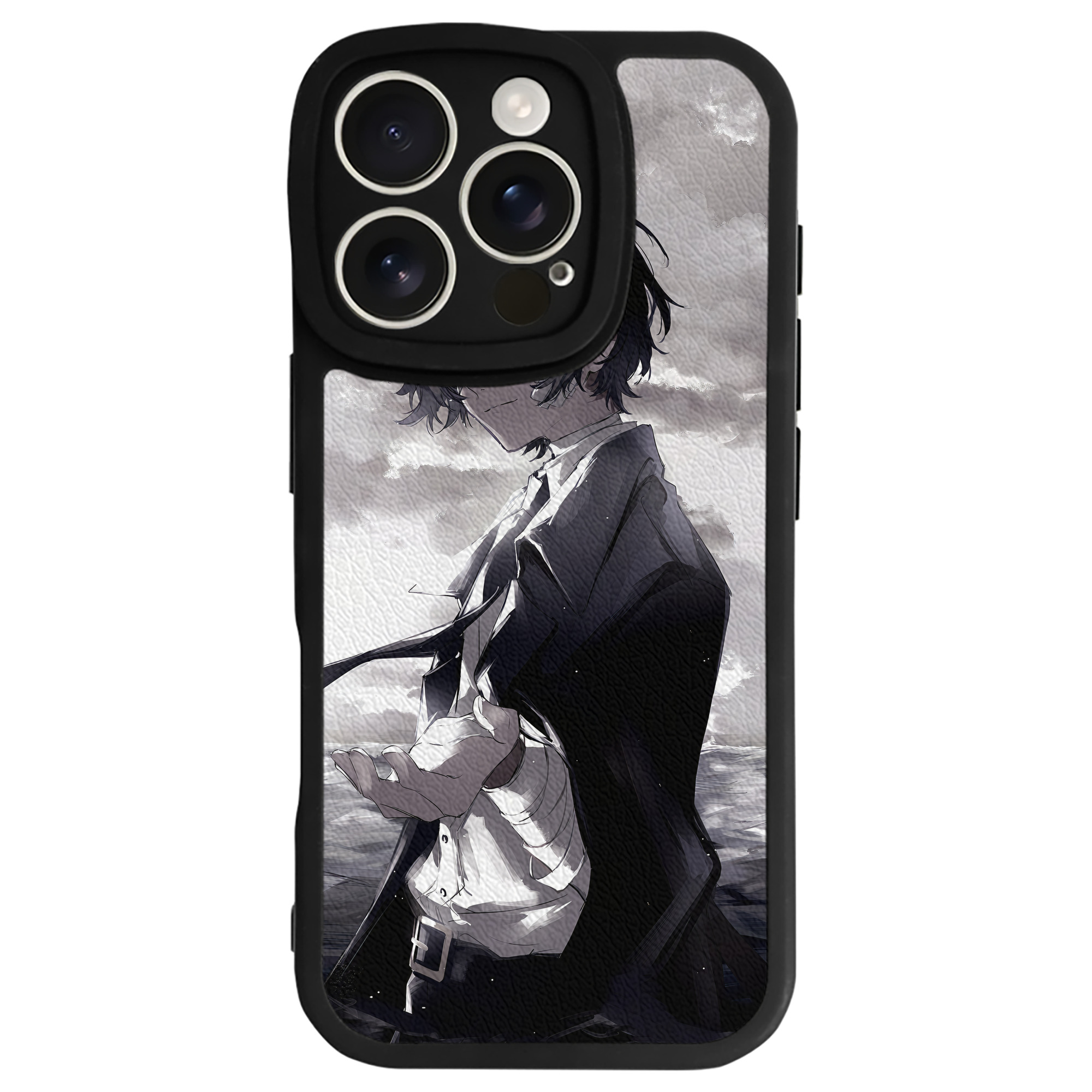 （画像用） 文豪ストレイドッグス Bungo Stray Dogs 【iPhone 16シリーズ対応】シリコンスマホケース（レザー調） 材質：シリコン